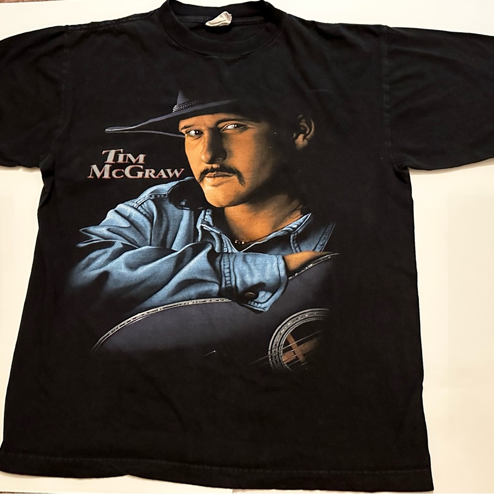 VINTAGE Tim McGraw Tee - Large